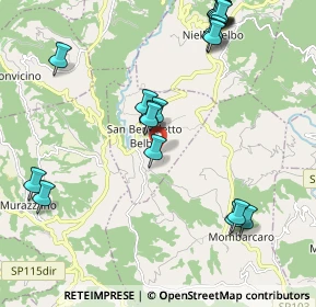 Mappa Regione Ca di Lu, 12050 San Benedetto Belbo CN, Italia (2.485)