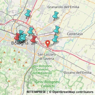 Mappa A14, 40139 Bologna BO, Italia (4.55385)