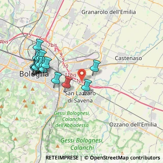 Mappa A14, 40139 Bologna BO, Italia (4.29889)