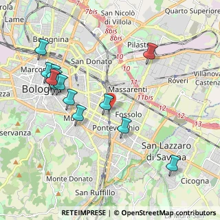 Mappa Fossolo, 40139 Bologna BO, Italia (2.23154)