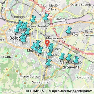 Mappa Fossolo, 40139 Bologna BO, Italia (2.062)