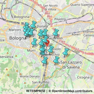 Mappa Fossolo, 40139 Bologna BO, Italia (1.48)
