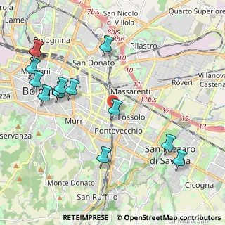 Mappa Fossolo, 40139 Bologna BO, Italia (2.58462)