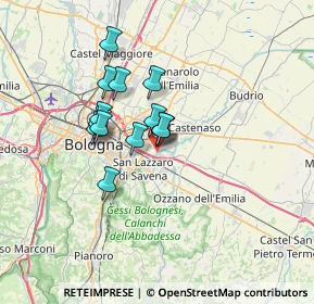 Mappa Via Villanova, 40138 Bologna BO, Italia (4.90714)