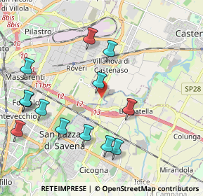 Mappa Via Villanova, 40138 Bologna BO, Italia (2.29154)