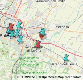 Mappa Via Villanova, 40138 Bologna BO, Italia (5.092)