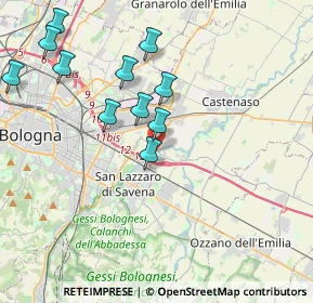 Mappa Via Villanova, 40138 Bologna BO, Italia (4.12)