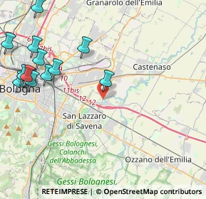 Mappa Via Villanova, 40138 Bologna BO, Italia (5.53769)