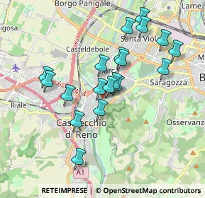 Mappa Via dei Macabraccia, 40033 Casalecchio di Reno BO, Italia (1.71316)