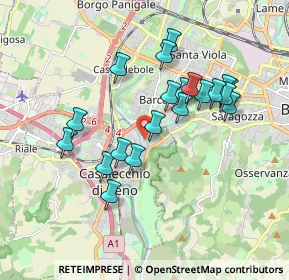 Mappa Via dei Macabraccia, 40033 Casalecchio di Reno BO, Italia (1.6835)