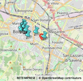 Mappa Via Mazzini, 40033 Bologna BO, Italia (1.71786)