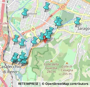 Mappa Via Marroni, 40033 Casalecchio di Reno BO, Italia (1.0365)