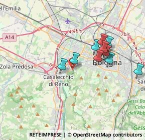 Mappa Via Marroni, 40033 Casalecchio di Reno BO, Italia (3.71583)