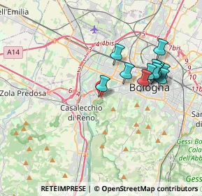 Mappa Via Marroni, 40033 Casalecchio di Reno BO, Italia (3.55083)