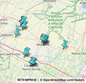 Mappa Via F. S. Fabri, 40059 Medicina BO, Italia (7.442)