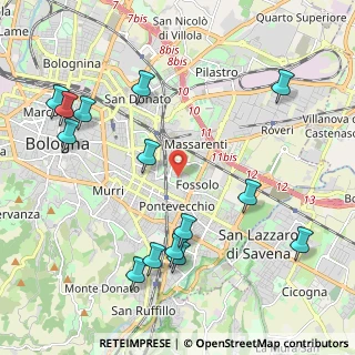 Mappa Viale Felsina, 40139 Bologna BO, Italia (2.53143)