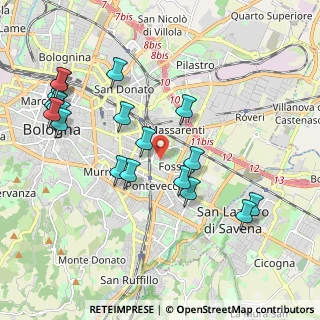 Mappa Viale Felsina, 40139 Bologna BO, Italia (2.24)