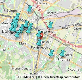 Mappa Viale Felsina, 40139 Bologna BO, Italia (2.0385)