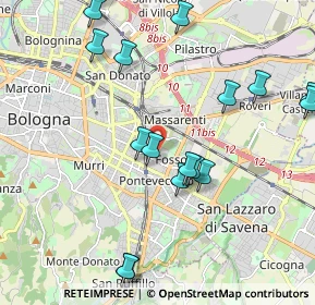 Mappa Viale Felsina, 40139 Bologna BO, Italia (2.37412)