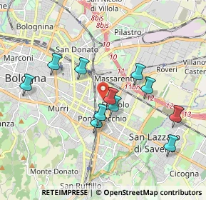 Mappa Viale Felsina, 40139 Bologna BO, Italia (1.73)