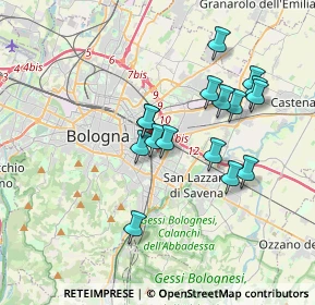 Mappa Viale Felsina, 40139 Bologna BO, Italia (3.22375)