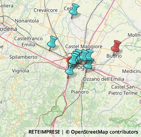 Mappa Via Tunisi, 40033 Casalecchio di Reno BO, Italia (15.27923)