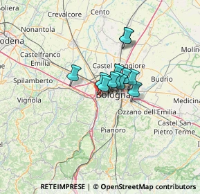 Mappa Via Tunisi, 40033 Casalecchio di Reno BO, Italia (7.31583)
