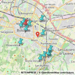 Mappa Via Clotilde Tambroni, 40137 Bologna BO, Italia (2.08154)