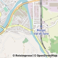 Kartta Borgo Val di Taro