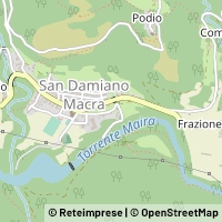 Mapa San Damiano Macra