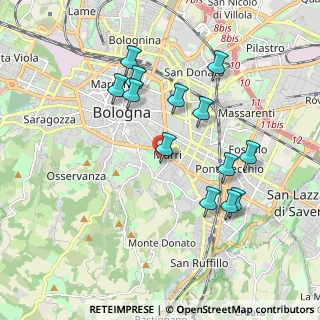 Mappa Piazzale Mario Jacchia, 40136 Bologna BO, Italia (1.86769)