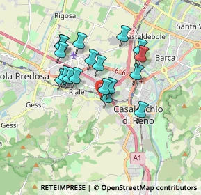 Mappa Via Sabotino, 40033 Casalecchio di Reno BO, Italia (1.46556)