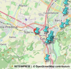 Mappa Via Sabotino, 40033 Casalecchio di Reno BO, Italia (2.88176)