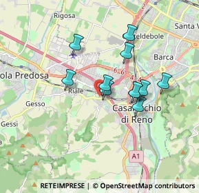 Mappa Via Sabotino, 40033 Casalecchio di Reno BO, Italia (1.43273)