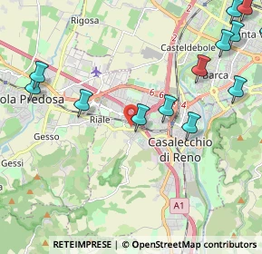 Mappa Via Sabotino, 40033 Casalecchio di Reno BO, Italia (3.02333)