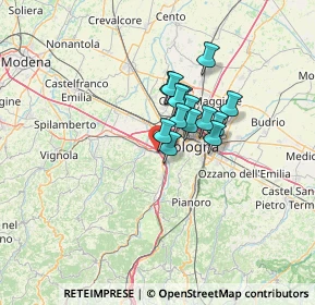 Mappa Via Sabotino, 40033 Casalecchio di Reno BO, Italia (8.29143)