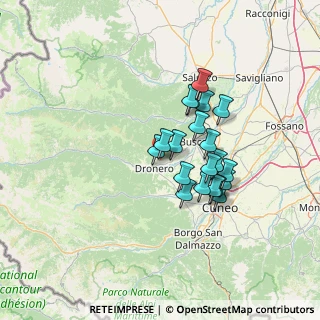 Mappa Via Don Brarda, 12020 Villar San Costanzo CN, Italia (10.9665)