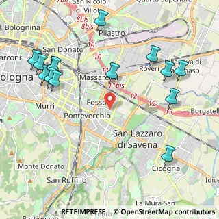 Mappa Viale Abramo Lincoln, 40139 Bologna BO, Italia (2.65357)