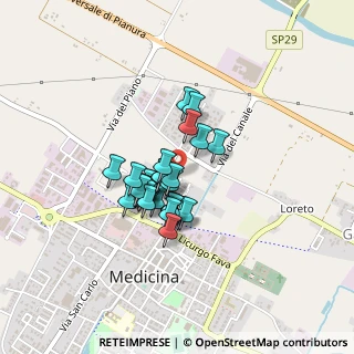 Mappa Via VIII Marzo, 40059 Medicina BO, Italia (0.27586)