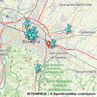 Mappa Via delle Fosse Ardeatine, 40139 Bologna BO, Italia (3.78167)
