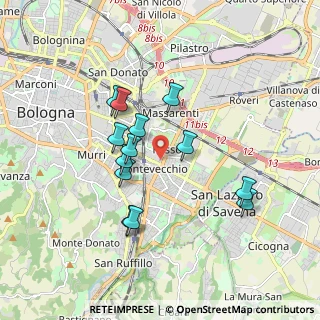 Mappa Via delle Fosse Ardeatine, 40139 Bologna BO, Italia (1.59308)