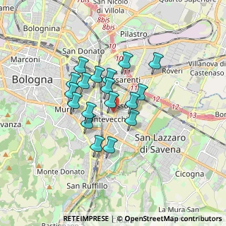 Mappa Via delle Fosse Ardeatine, 40139 Bologna BO, Italia (1.32278)