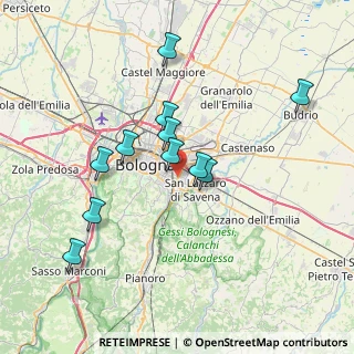Mappa Via delle Fosse Ardeatine, 40139 Bologna BO, Italia (6.84636)
