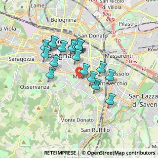 Mappa Via I. B. Beccari, 40137 Bologna BO, Italia (1.4975)