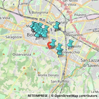 Mappa Via I. B. Beccari, 40137 Bologna BO, Italia (1.524)