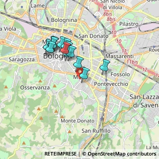 Mappa Via I. B. Beccari, 40137 Bologna BO, Italia (1.606)