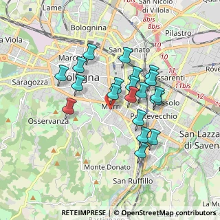 Mappa Via I. B. Beccari, 40137 Bologna BO, Italia (1.526)