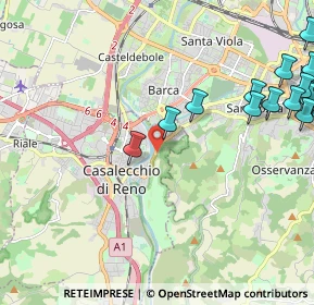 Mappa Casalecchio Villa Chiara, 40033 Casalecchio di Reno BO, Italia (3.279)