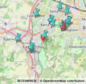 Mappa Casalecchio Villa Chiara, 40033 Casalecchio di Reno BO, Italia (2.03875)