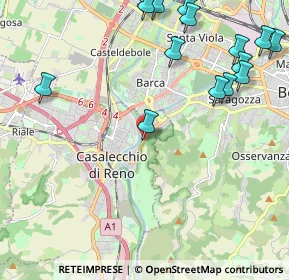 Mappa Casalecchio Villa Chiara, 40033 Casalecchio di Reno BO, Italia (2.84067)